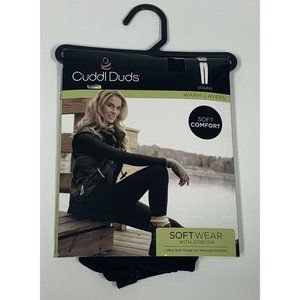 Cuddl Duds Womens Softwear Stretch Legging XS 2 4  Black